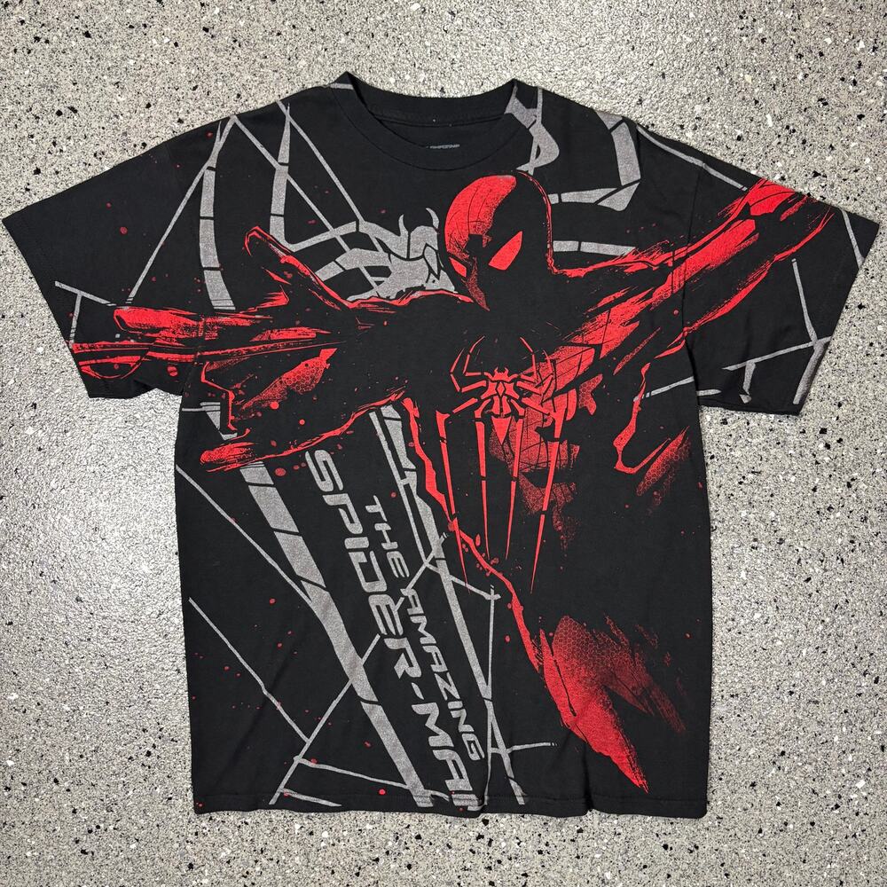 2012 The Amazing Spider-Man Marvel Big Logo T-shirt